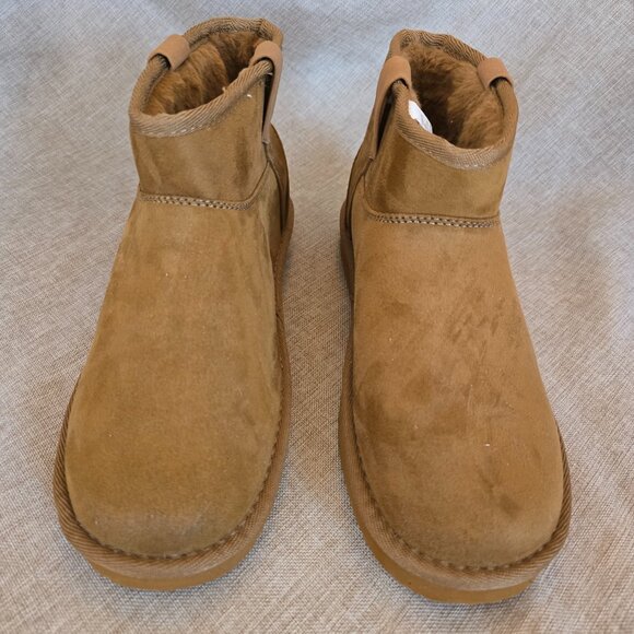 Magellan Women's Cozy Brown Pull On Boots, Size 9 - Picture 3 of 5